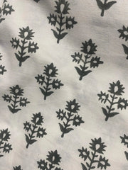 60” inches Hand block print cotton duck fabric , heavyweight fabric upholstery fabric, pillow cover , home decor craft use fabric - Rohiyaan